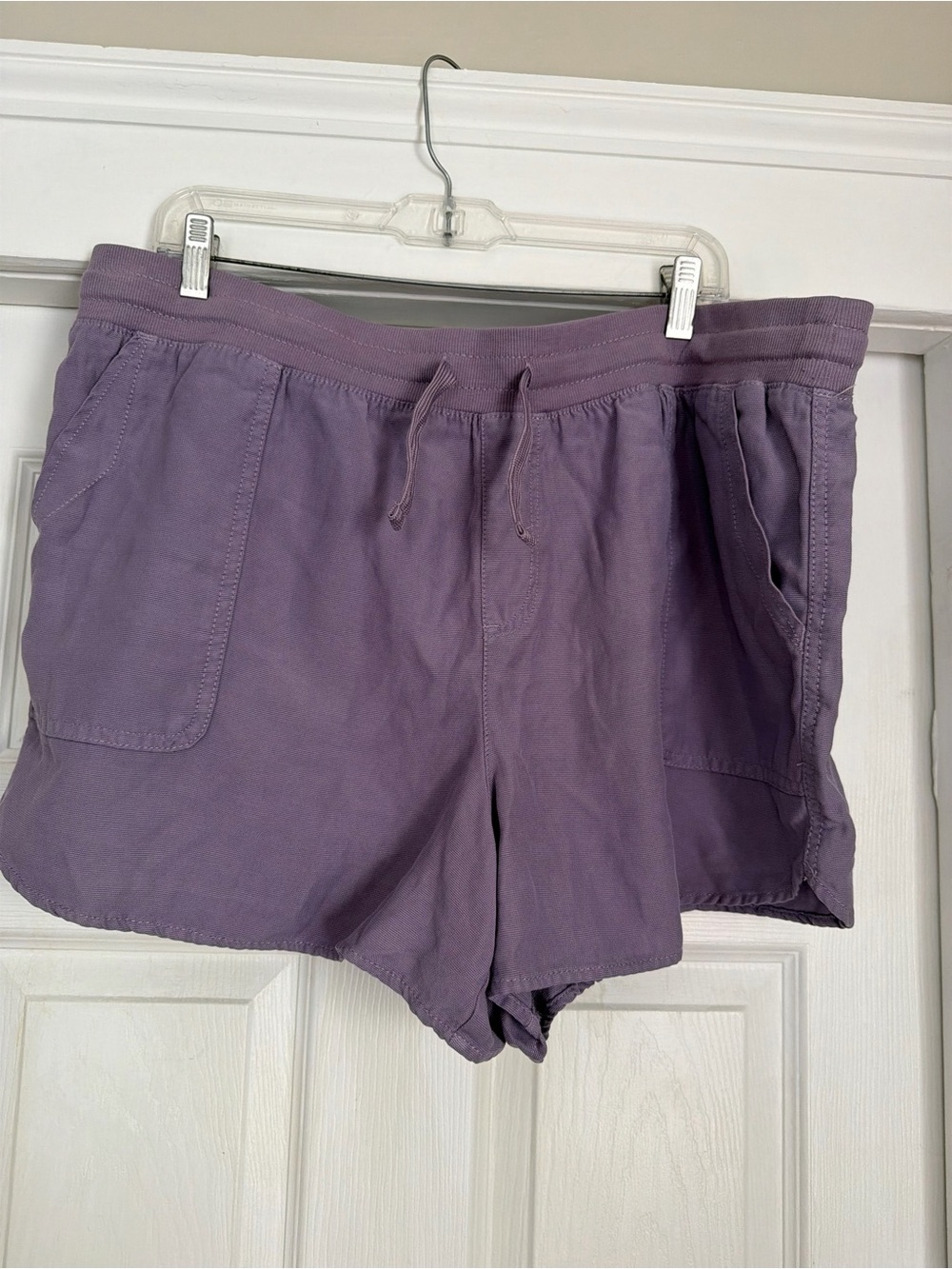 Maurices Pull On Shorts Mid Rise 3.5 Inseam XXL Lavender Purple new with tags